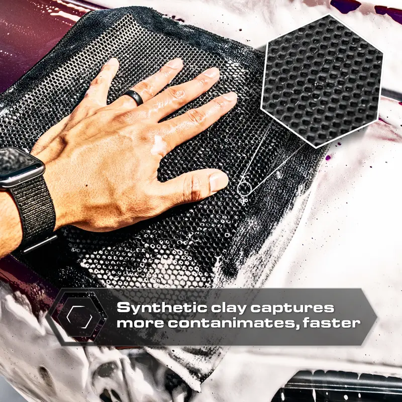Premium Car Clay Towel – Reusable Microfiber Auto Detailing Cloth for Paint Decontamination, Water Spot Removal, Glass Cleaning & Smooth Finish Restoration